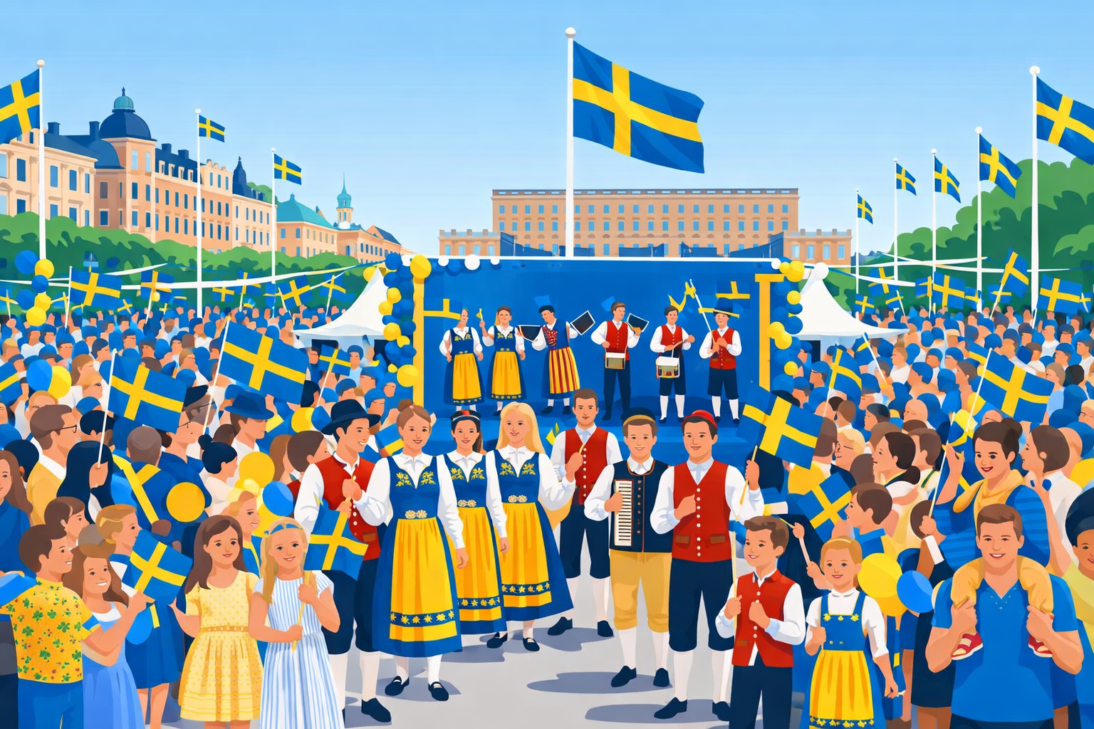 La Fête nationale suédoise : histoire, traditions et identité d’un pays - Goudisse