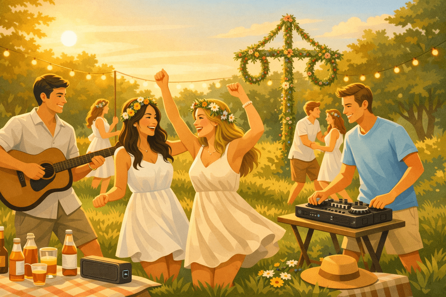 Midsommar - la fête de la musique à la suédoise - Bonbons Suédois by Goudisse