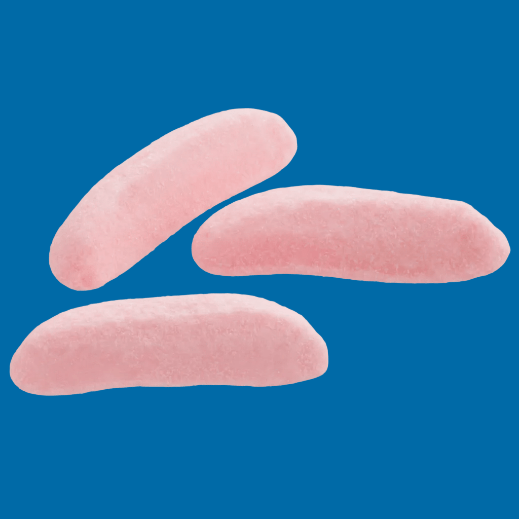 Aroma Sur Jordgubbsbanan – Bonbons Suédois Gélifiés Fraise Banane Acidulés - Goudisse - 