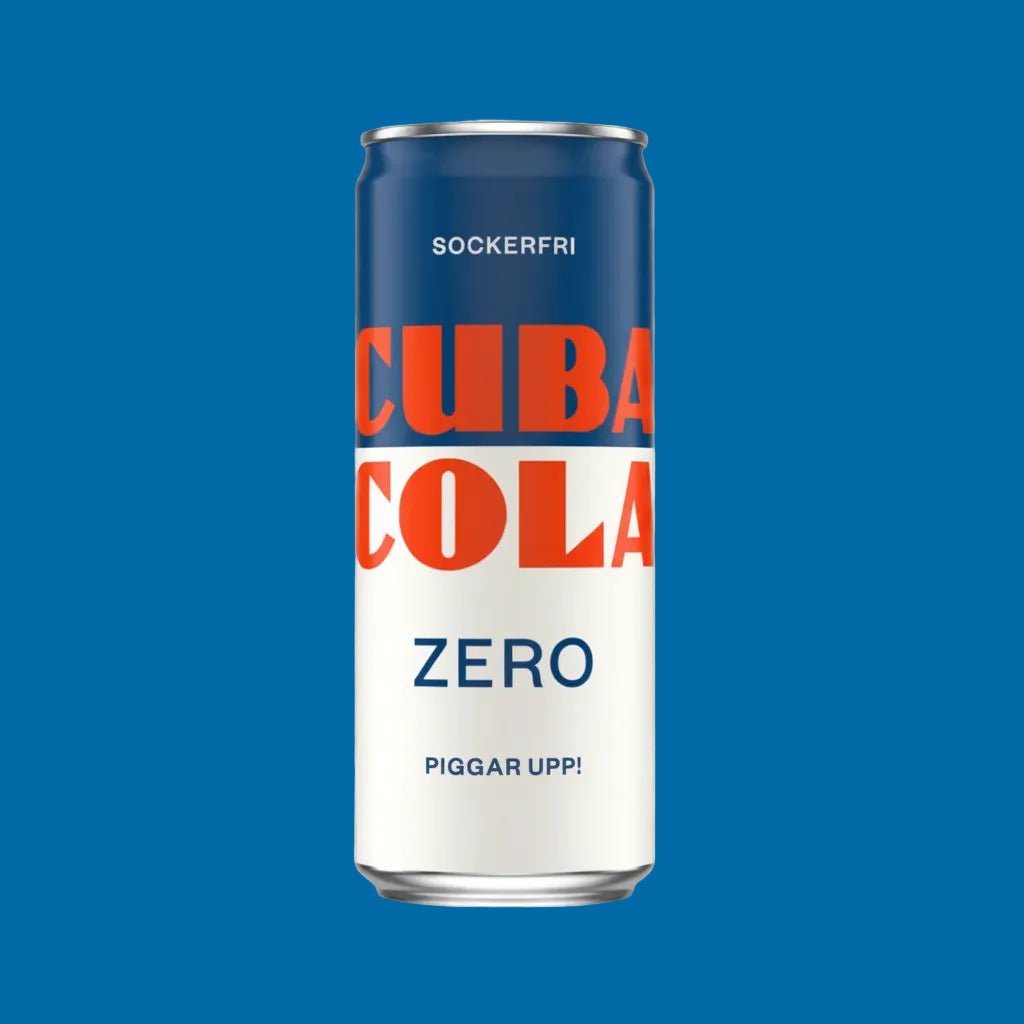 Cuba Cola® Zero 33cl – Cola Suédois Rétro Sans Sucre - Goudisse - 