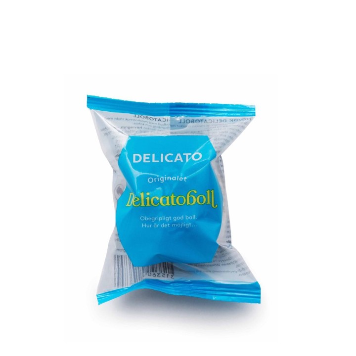 Delicatoboll 58g – Boule Chocolat Moka & Coco Suédoise Végétale Format Individuel
