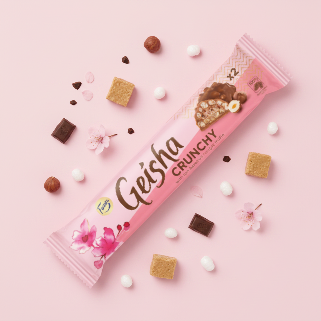 geisha crunchy nougat