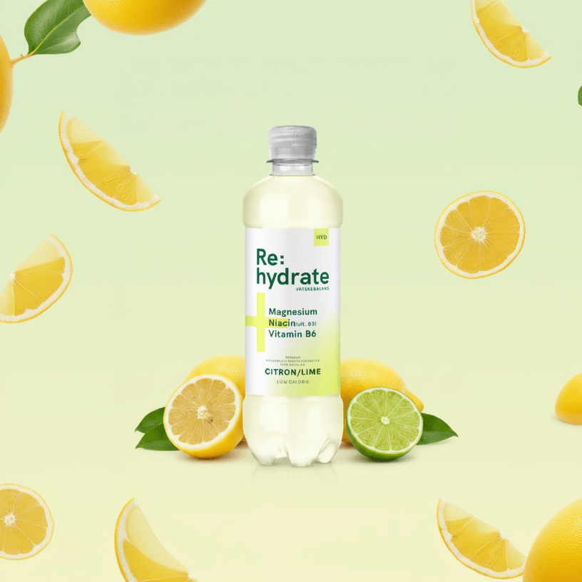 HYD Rehydrate Lemon & Lime 500ml – Boisson Électrolytes Trail & Endurance - Goudisse - 7311180781010