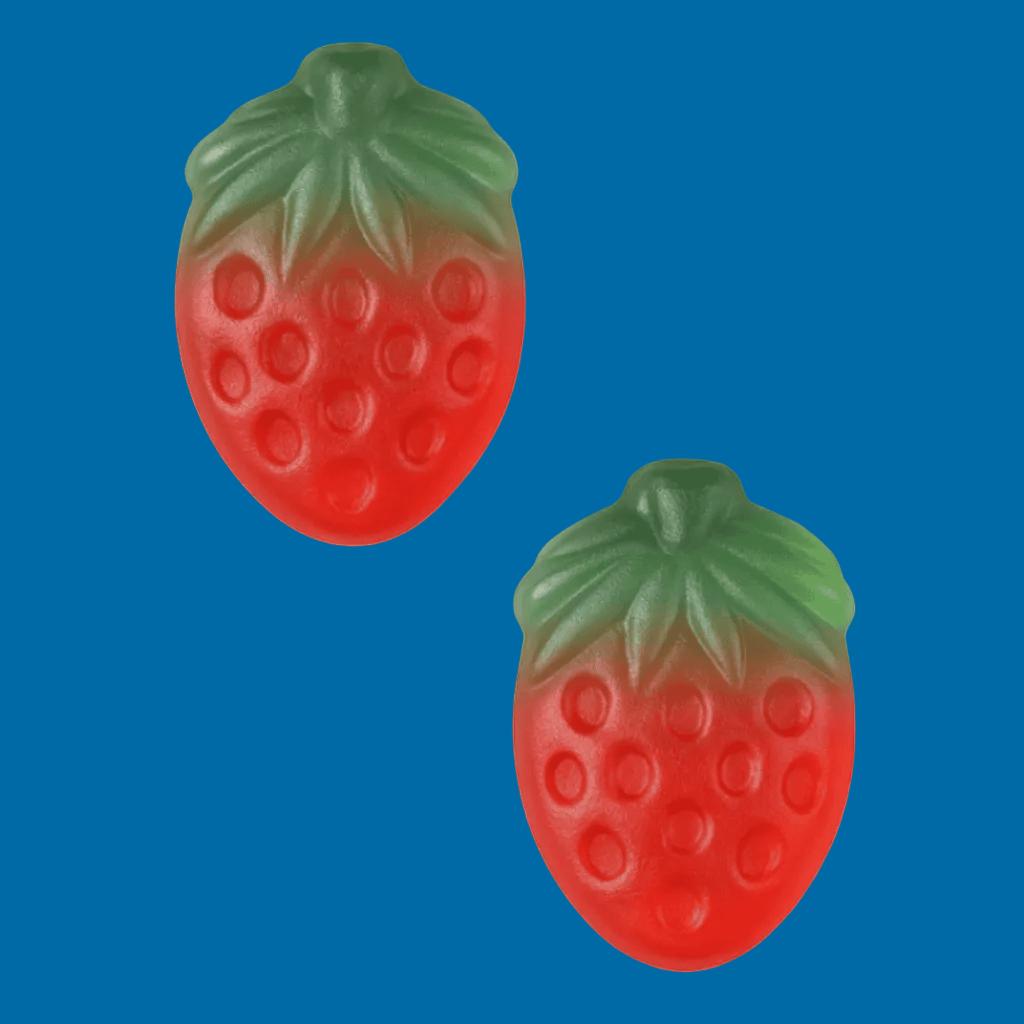 Jordgubb Sockerfri – Fraises Gélifiées Sans Sucre - Goudisse - 