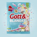 Malaco Gott & Blandat Fizzypop & Co 130g – Bonbons Suédois Pétillants 6 Saveurs - Goudisse - 7330869148180