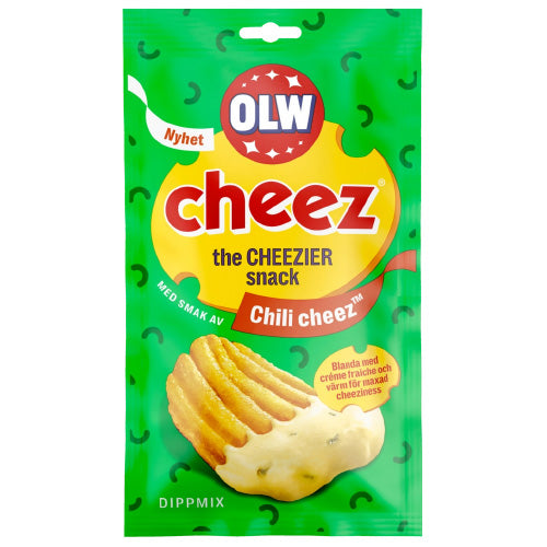 OLW Cheez Dipmix Chili Cheez 23g – Trempette Fromage & Chili - Goudisse - 7340005407118