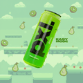 PXL Easy Mode 50cl – Energy Drink Sans Sucre Kiwi & Poire 200mg Caféine - Goudisse - 7350162600062