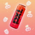 PXL Rage Meter 50cl – Energy Drink Sans Sucre Framboise & Cerise 200mg Caféine - Goudisse - 7350162600031