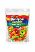 Sachet Pick & Mix de Bonbons Suédois Sans Sucre 100g