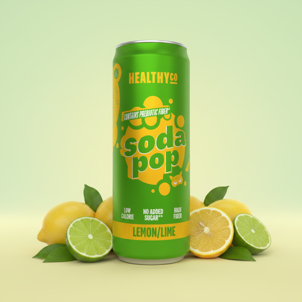 soda pop citron/citron vert - boisson fonctionnelle - 33cl