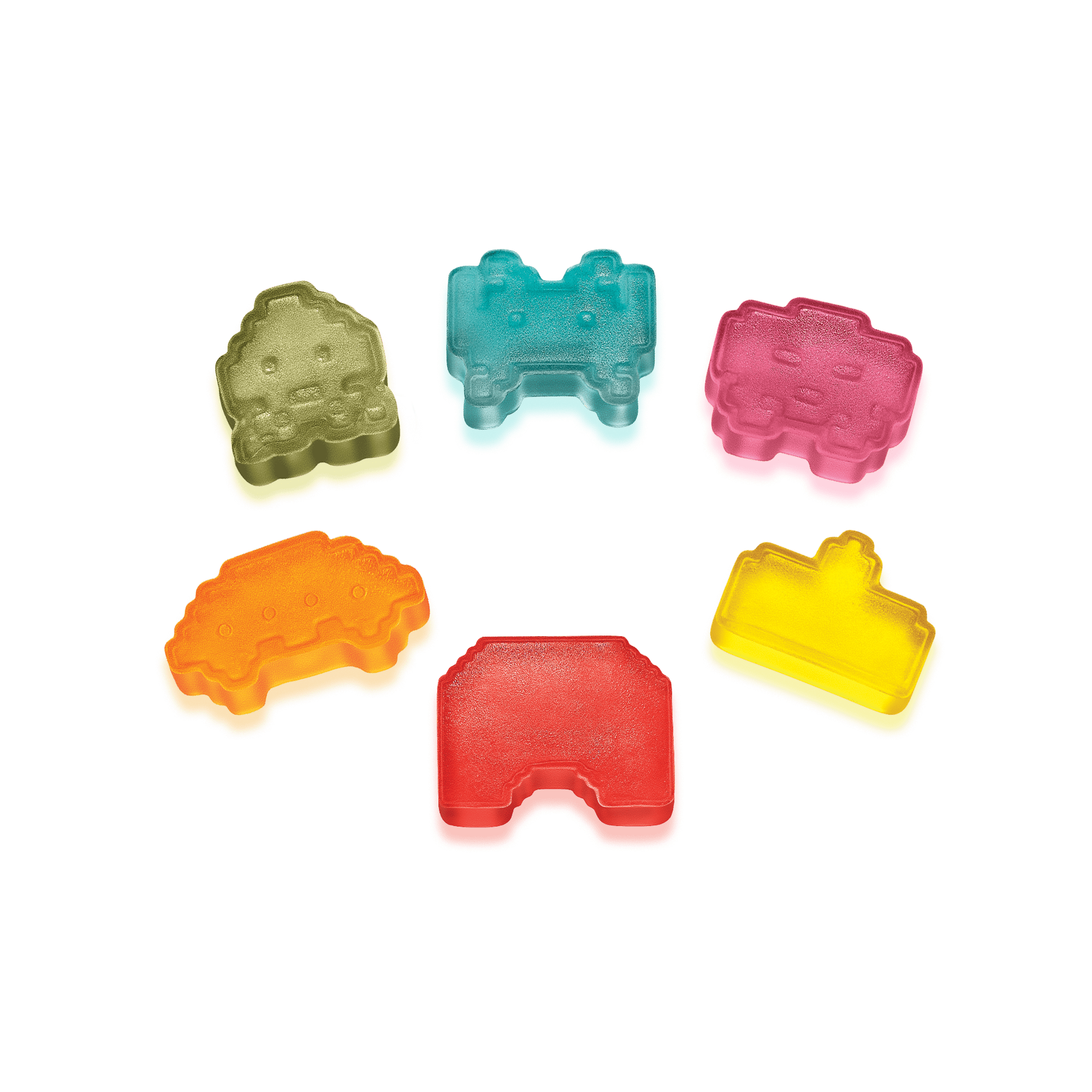 SPACE INVADERS™ Gummies 125g – Bonbons Gélifiés Multifruits Licence Officielle - Goudisse - 4260587813509