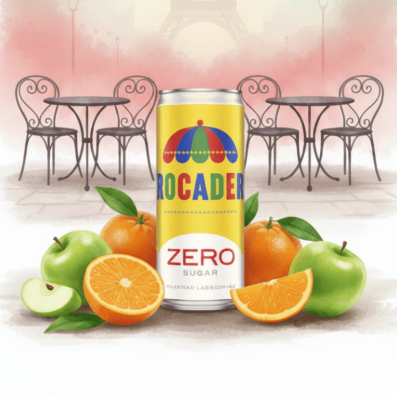 Trocadero Zero 33cl – Soda Suédois Sans Sucre Orange & Pomme - Goudisse - 7310401046754